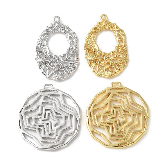 Латунные микро проложить кубического циркония подвески, без кадмия и без свинца, стойки покрытие, долговечный