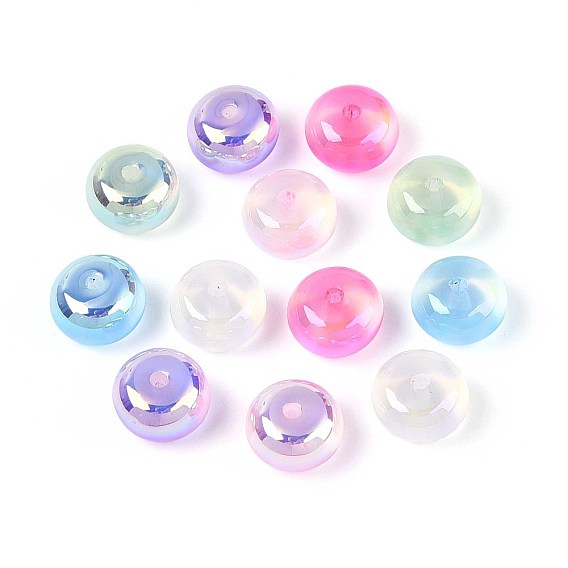 УФ-покрытие смоляные шарики, имитация шарики глаза кота, радужный, рондель