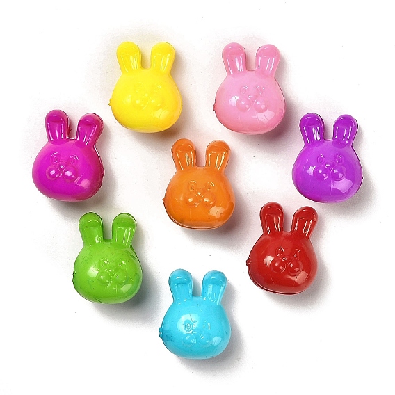 Opaque Acrylic Beads, Rabbit