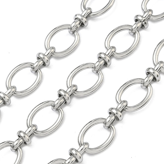 Ручной 304 из нержавеющей стали овальные Цепи, несварные, с катушкой