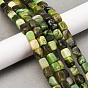 Природные серпантину нитей бисера, кубоид