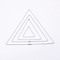 Iron Triangle Linking Rings, for Woven Net/Web with Feather Making Home Wall Decoration