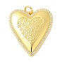 Латунные микро проложить кубического циркония подвески, без кадмия, без никеля и без свинца, сердце прелести, с целью перехода в кольце
