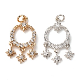 Латунные микро проложить кубического циркония подвески, тканая сетка, с целью перехода в кольце, без кадмия и без свинца, стойки покрытие, долговечный