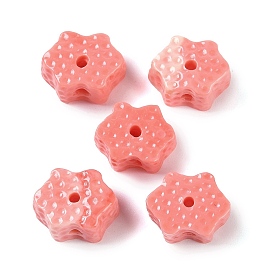 Synthetic Shell Dyed Beads, Flower