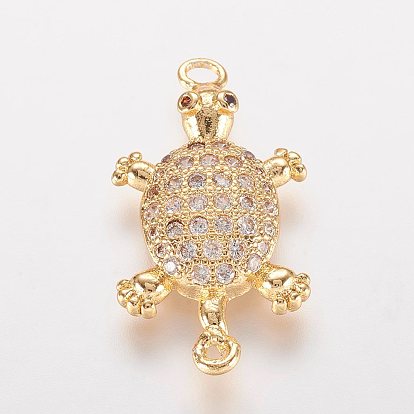 Латунные микро проложить кубических ссылки циркония, черепаха