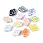 Handmade Porcelain Beads, Bright Glazed Porcelain, Cloud