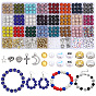 DIY Findings Kits, including Polymer Clay Rhinestone Beads, Alloy Pendants, CCB Plastic & ABS Plastic & Acrylic & Brass Rhinestone Beads