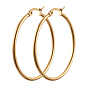 304 Stainless Steel Hoop Earrings, Huggie Hoop Earrings for Women, Round Ring