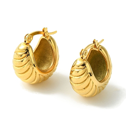 Вакуумное покрытие pvd 304 массивные серьги-кольца из нержавеющей стали для женщин