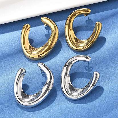 304 из нержавеющей стали серьги, U-образный