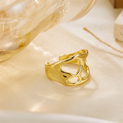 304 открытые кольца-манжеты из нержавеющей стали для женщин