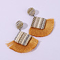 European and American Fashion Fringed Earrings for Women - Autumn/Winter Pendant Earrings.