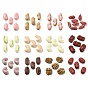 Opaque Resin Decoden Cabochons, Imitation Nut, Cashews/Pistachios/Peanuts/Red Dates/Pecans/Goji Berry/Walnuts