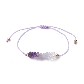 Gemstone Braided Bead Bracelet