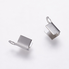 Unicraftale 304 Stainless Steel Folding Crimp Ends
