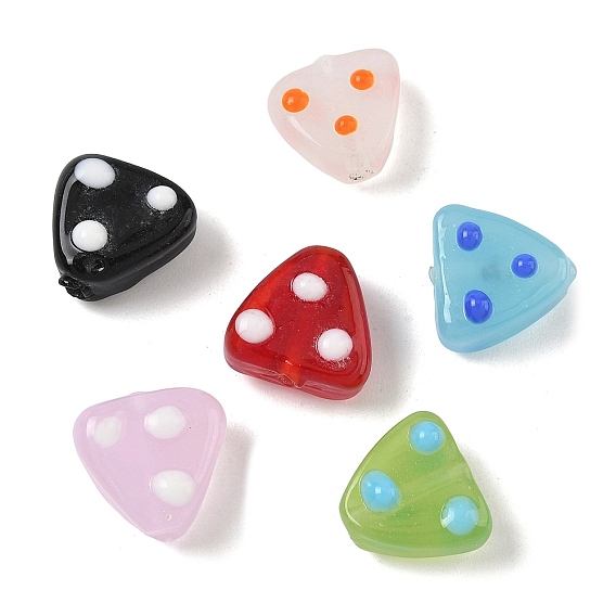 Бусины лэмпворк , неровный треугольник