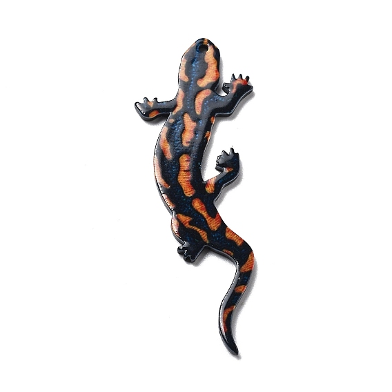 Акриловые подвески, геккон