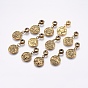 Alloy European Dangle Charms, Large Hole Pendants, Constellation/Zodiac Sign