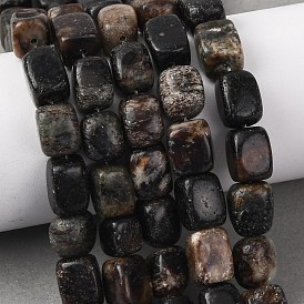 Природного биотита нитей бисера, кубоид