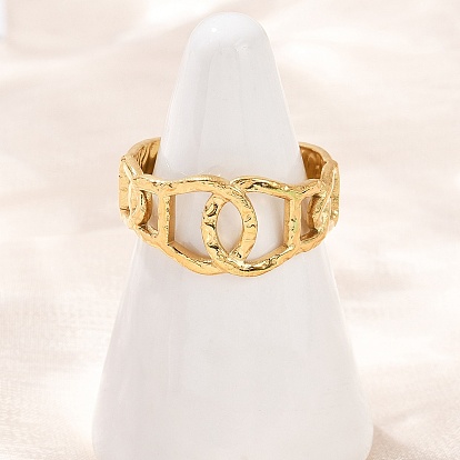 304 открытые кольца-манжеты из нержавеющей стали для женщин