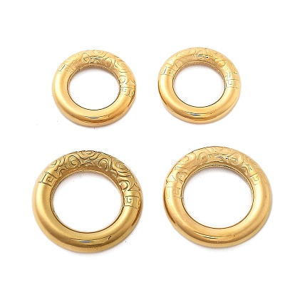 304 нержавеющей стали связывающий кольца, ионное покрытие (ip), текстурированное кольцо