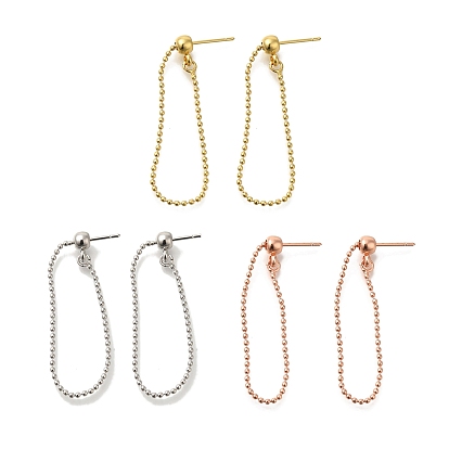 Покрытие стойки латунная проволока для ушей, без кадмия и без свинца, долговечный, с силиконовым