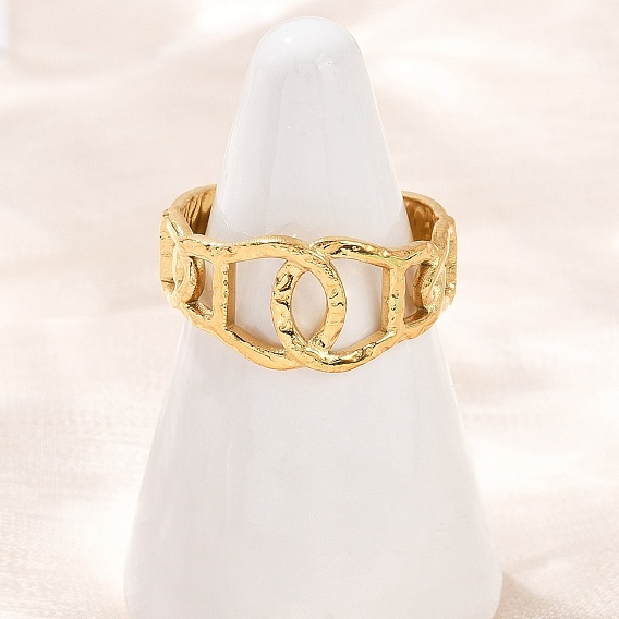 304 открытые кольца-манжеты из нержавеющей стали для женщин