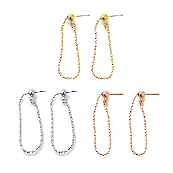 Покрытие стойки латунная проволока для ушей, без кадмия и без свинца, долговечный, с силиконовым