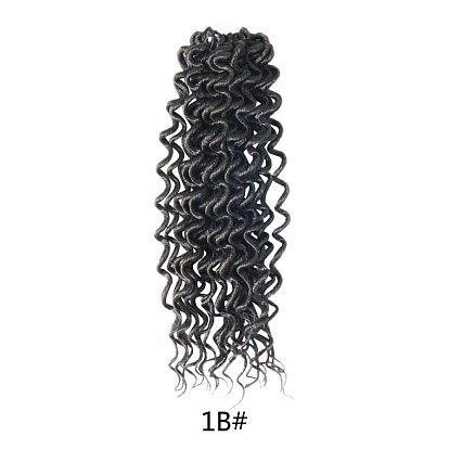 Dreadlocks Braiding Hair for Women, Low Temperature Heat Resistant Fiber, Long & Curly Hair