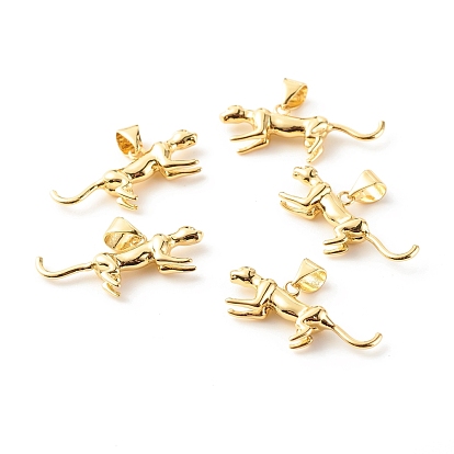 Латунные подвески, с целью перехода в кольце, без кадмия и без свинца, леопард