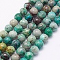 Natural Chrysocolla Beads Strands, Round