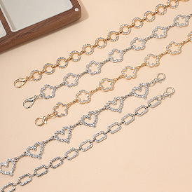 Сплав кристалл горный хрусталь звено цепи талия живот цепи для женщин