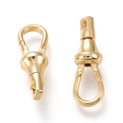 China Factory Brass Keychain Clasp Findings, Long-Lasting Plated  23.5x8x7.3mm, Hole: 1.6mm and 5x9.5mm in bulk online 