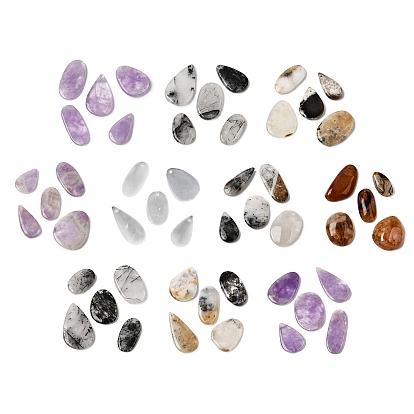 Природных драгоценных камней подвески, разнообразные