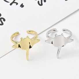 Латунь манжеты кольца, манта, долговечный, стойки покрытие, без свинца и без кадмия