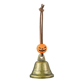 Iron Halloween Witch Bells Pendant Decorations, Door Hanging Ornaments