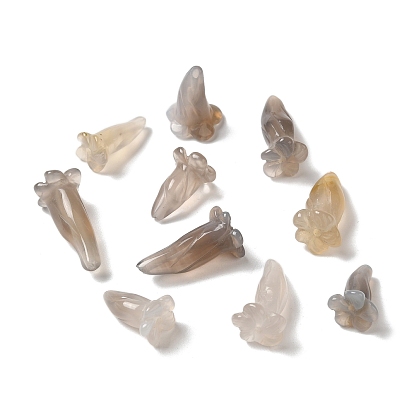 Природных бисера агат, цветок