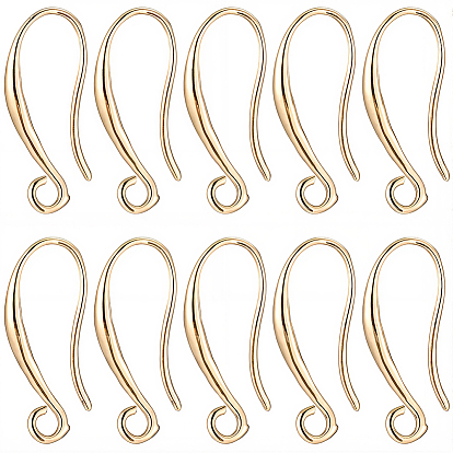 40 шт латунные серьги крючки