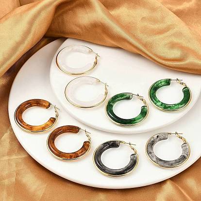 304 серьги из нержавеющей стали для женщин, кольцо, cmолой