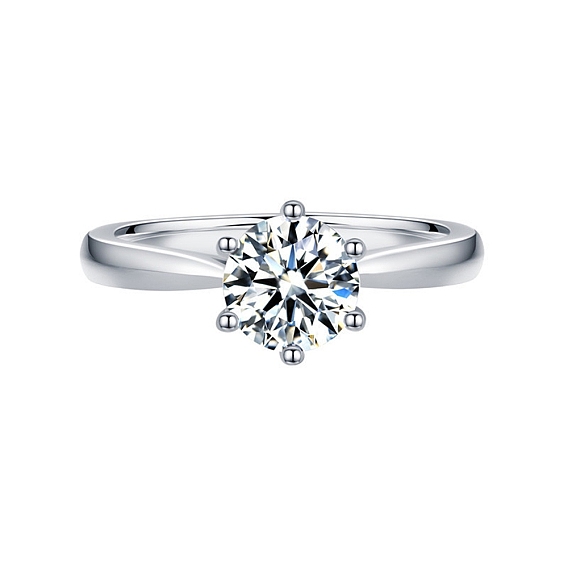 Brass Rhinestone Plain Rings, Flat Round