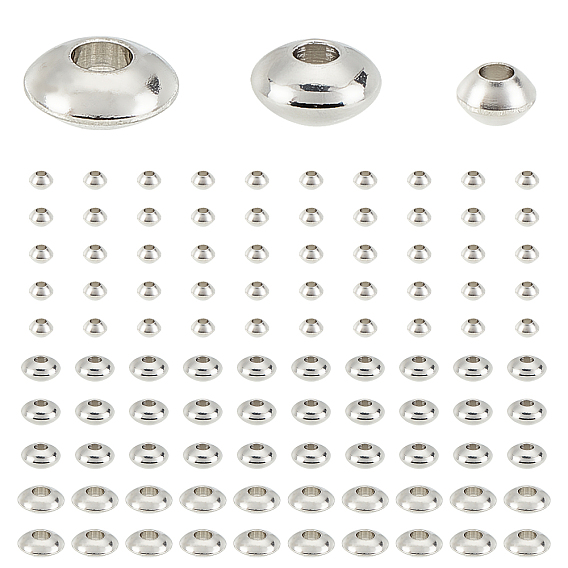 Brass Spacer Beads, Disc
