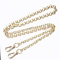 Bag Chains Straps, Brass Cable Link Chains and Iron Cable Link Chains, with Alloy Swivel Clasps, for Bag Replacement Accessories