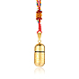 Stainless Steel Column Urn Ashes Pendant Necklace, Totem Pattern Memorial Jewelry for Men Women