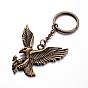 Eagle Alloy Keychain, with Iron Chain and Rings, 98mm