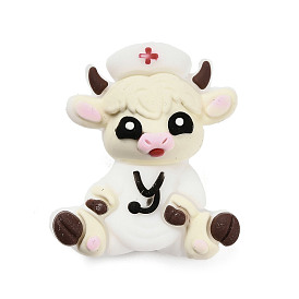 Силиконовые бусины, фокусные бусы, крупный рогатый скот