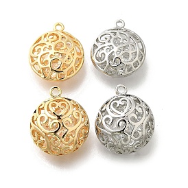 Латунь с кубическим цирконием подвеской, без кадмия, без никеля и без свинца, полый, круглые подвески