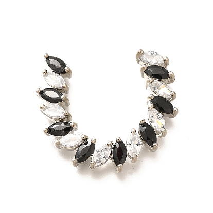 Латунные микро проложить кубического циркония бусы, долговечный, без кадмия и без свинца