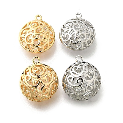 Латунь с кубическим цирконием подвеской, без кадмия, без никеля и без свинца, полый, круглые подвески