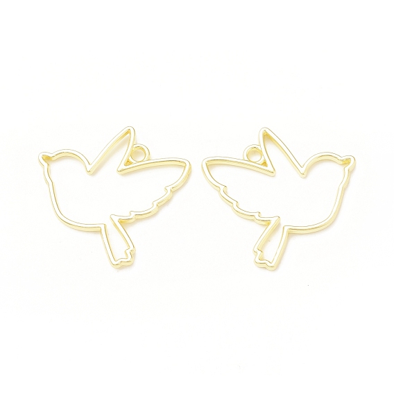 Подвески с открытой задней панелью из сплава с покрытием в стойку, для diy уф смолы, эпоксидная смола, Прессованные цветочные украшения, без кадмия, без никеля и без свинца